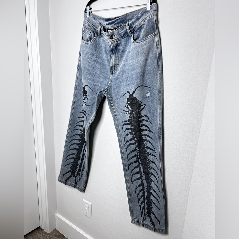 Pleasures Centipede Straight Jeans Men’s Sz 36